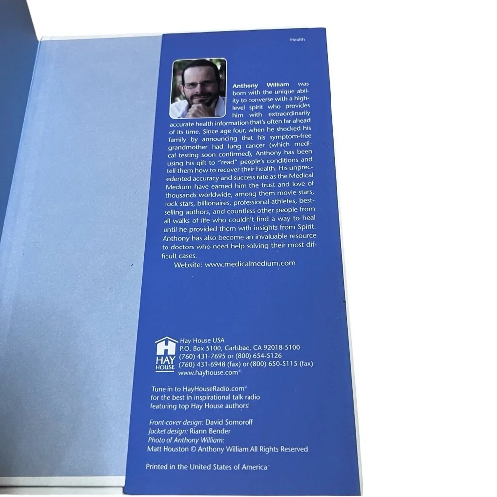 MEDICAL MEDIUM Author Anthony William Hardback Book - Picture 3 of 7